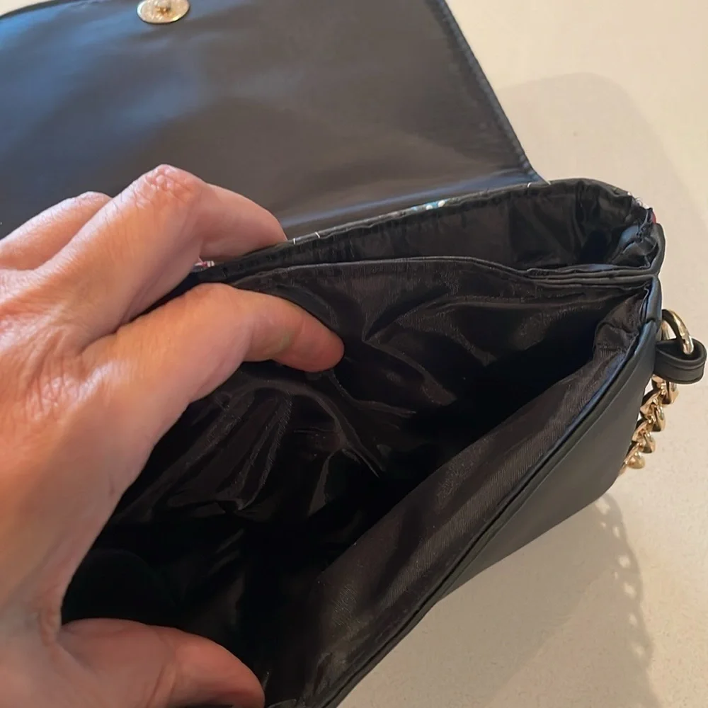 Disney Mickey and Minnie  black Crossbody/ clutch chain bag